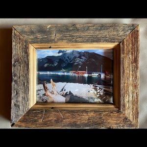 X2 Handmade barnwood frames